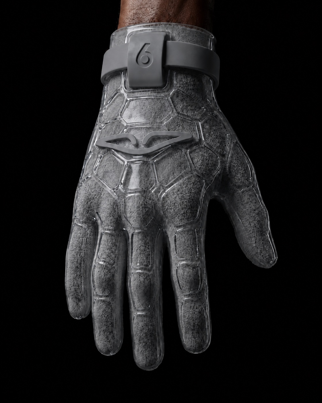 ARMA glove — hex-armor detail